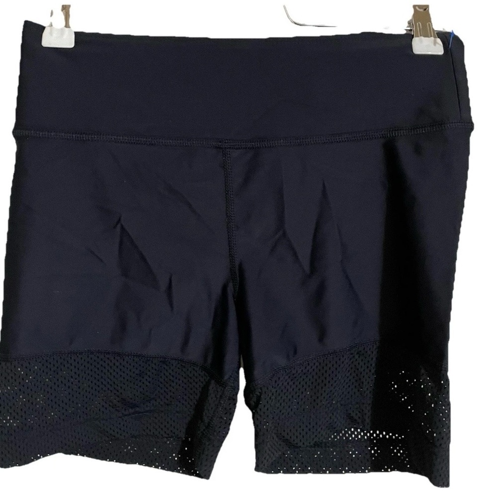 FP Movement Free People Hole Lotta Love Mesh Hem  Shorts size small black